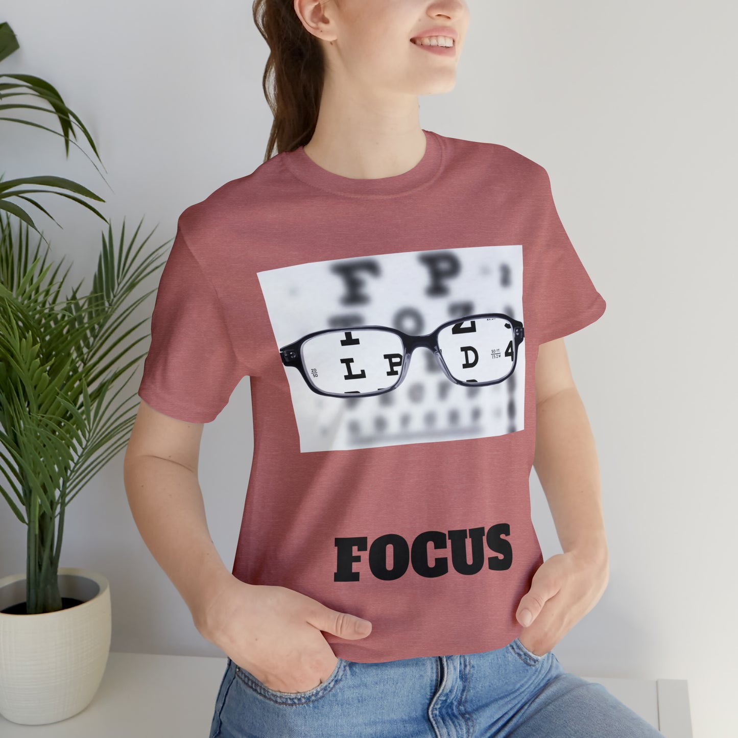 Unisex Jersey Short Sleeve Tee-FOCUS