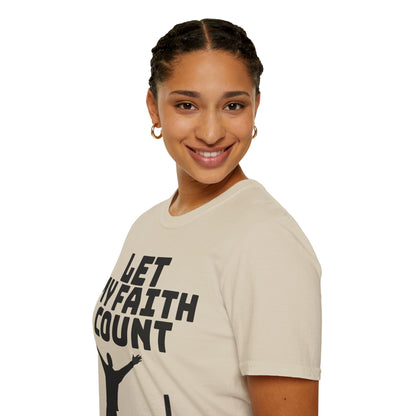 Unisex Softstyle Short Sleeve-Let My Faith Count