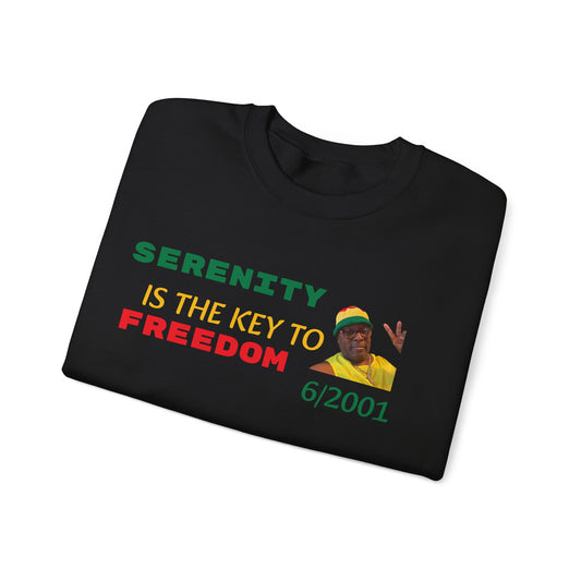 Unisex Heavy Blend(TM) Crewneck Sweatshirt-SERENITY IS THE KEY TO FREEDOM