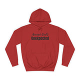 Unisex College Hoodie-Accept God's UNEXPECTED