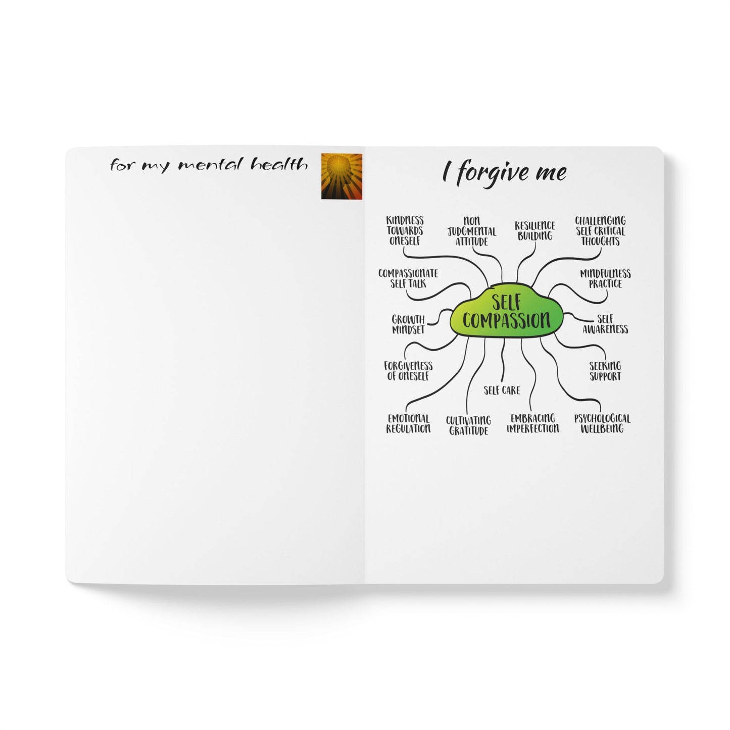 Damaged BUT Not Done Softcover Journal Index, Ideal for Organization & Reflection-White