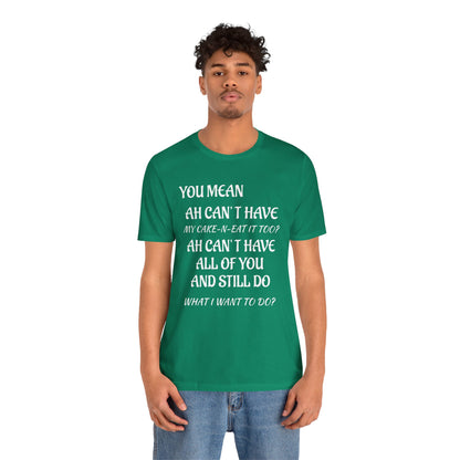 Unisex Jersey Short Sleeve-CAKE