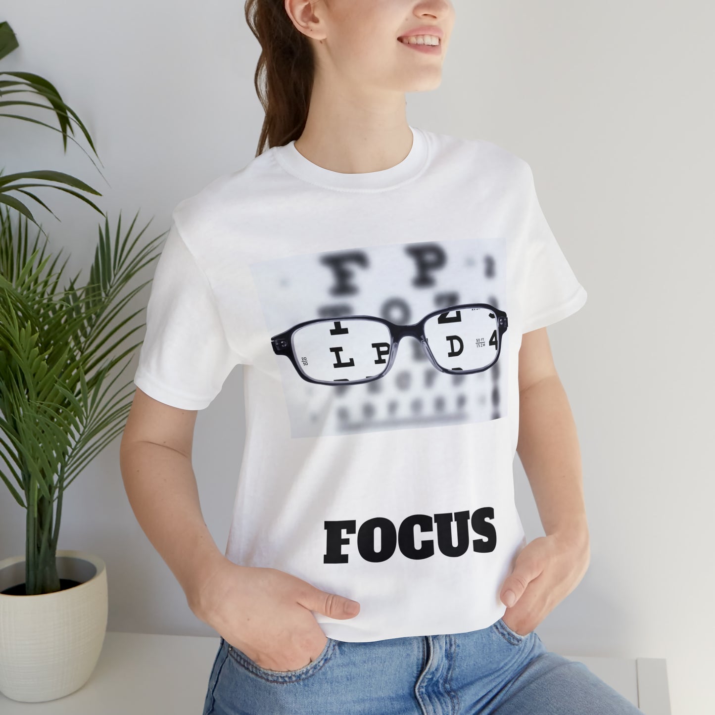 Unisex Jersey Short Sleeve Tee-FOCUS