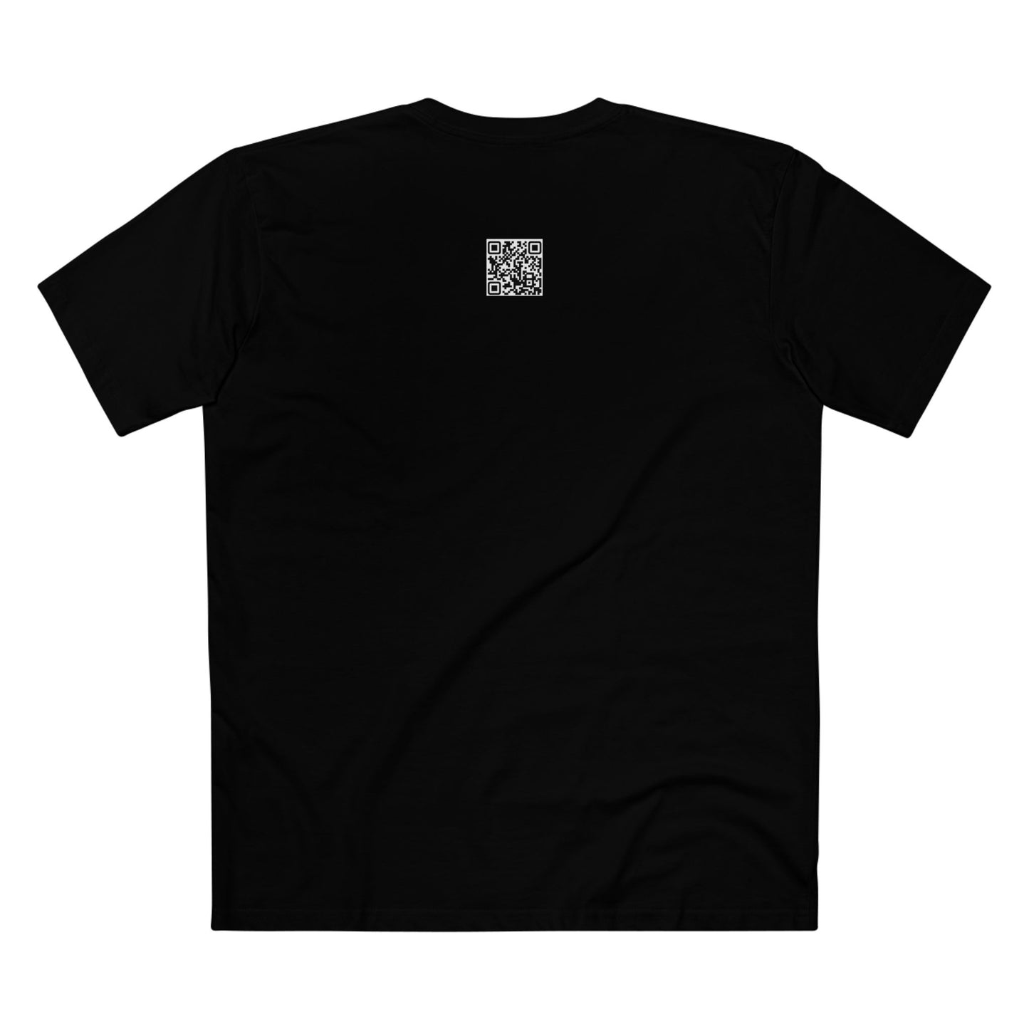 Covered Adult Staple Tee - Casual Soft Cotton T-Shirt for Everyday Wear W/QR CODE
