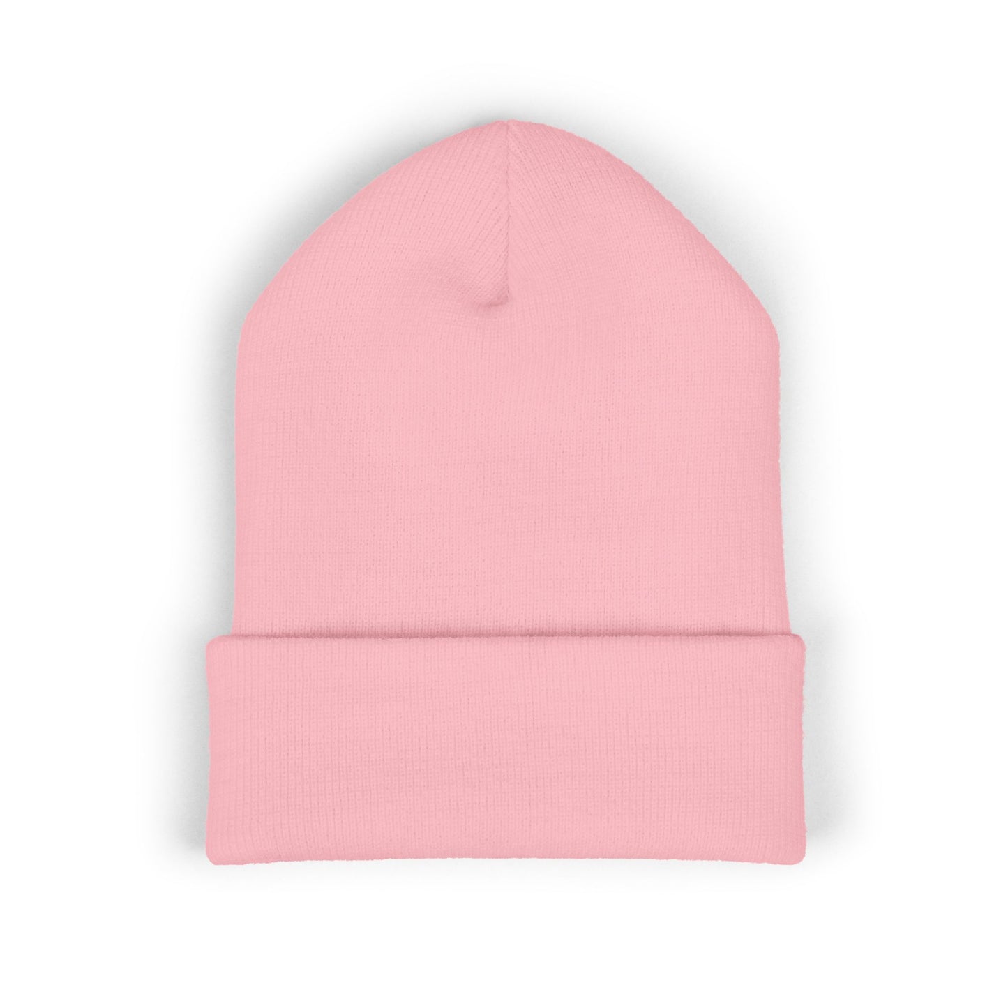 Classic Cuffed Beanie with Embroidered Logo - Cozy Winter Accessory
