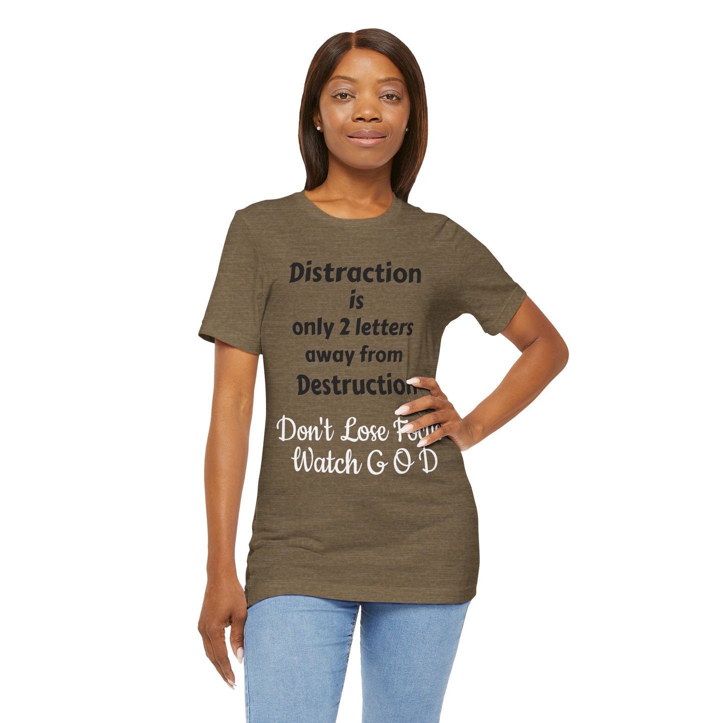 Unisex Jersey Short Sleeve-Distraction-Destruction