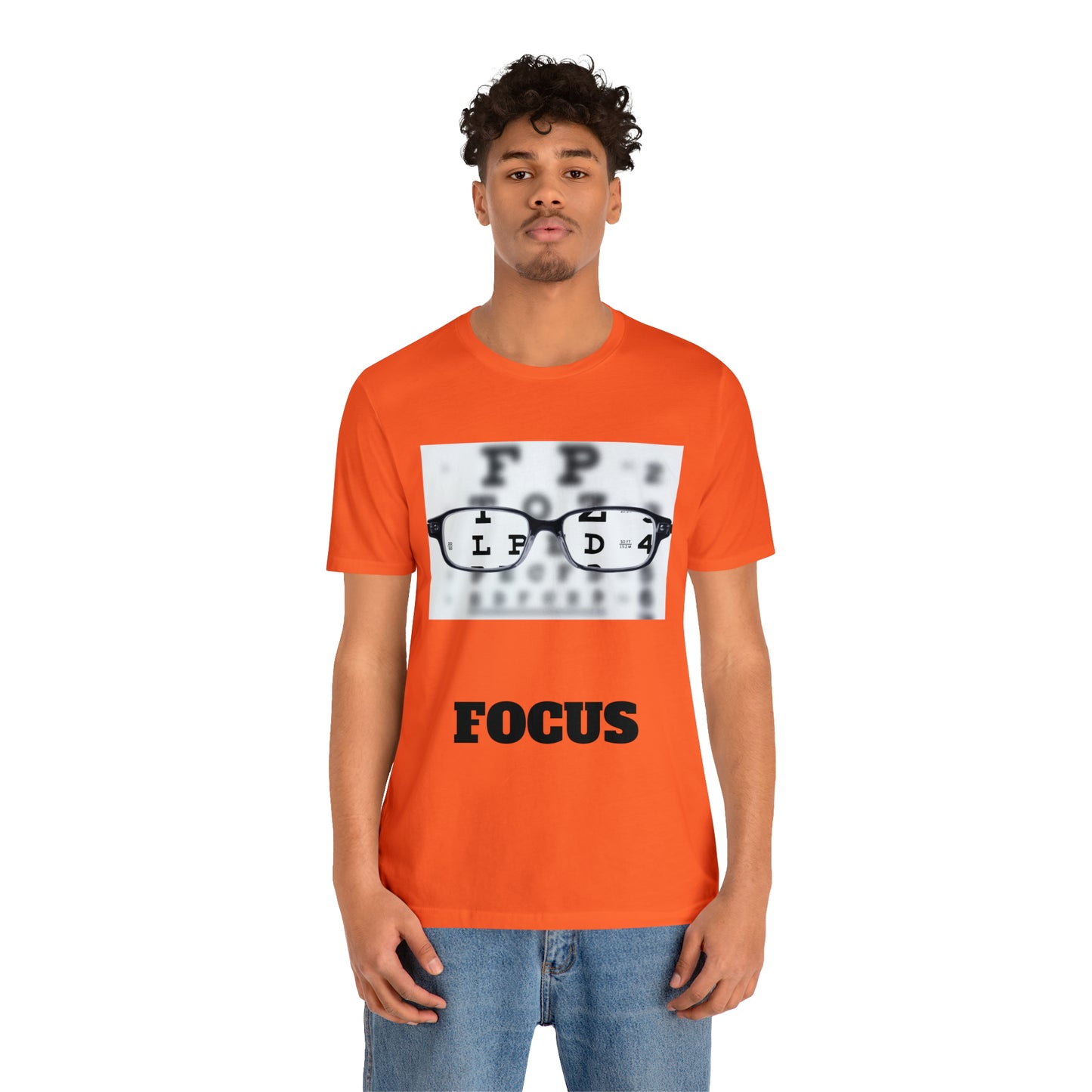 Unisex Jersey Short Sleeve Tee-FOCUS