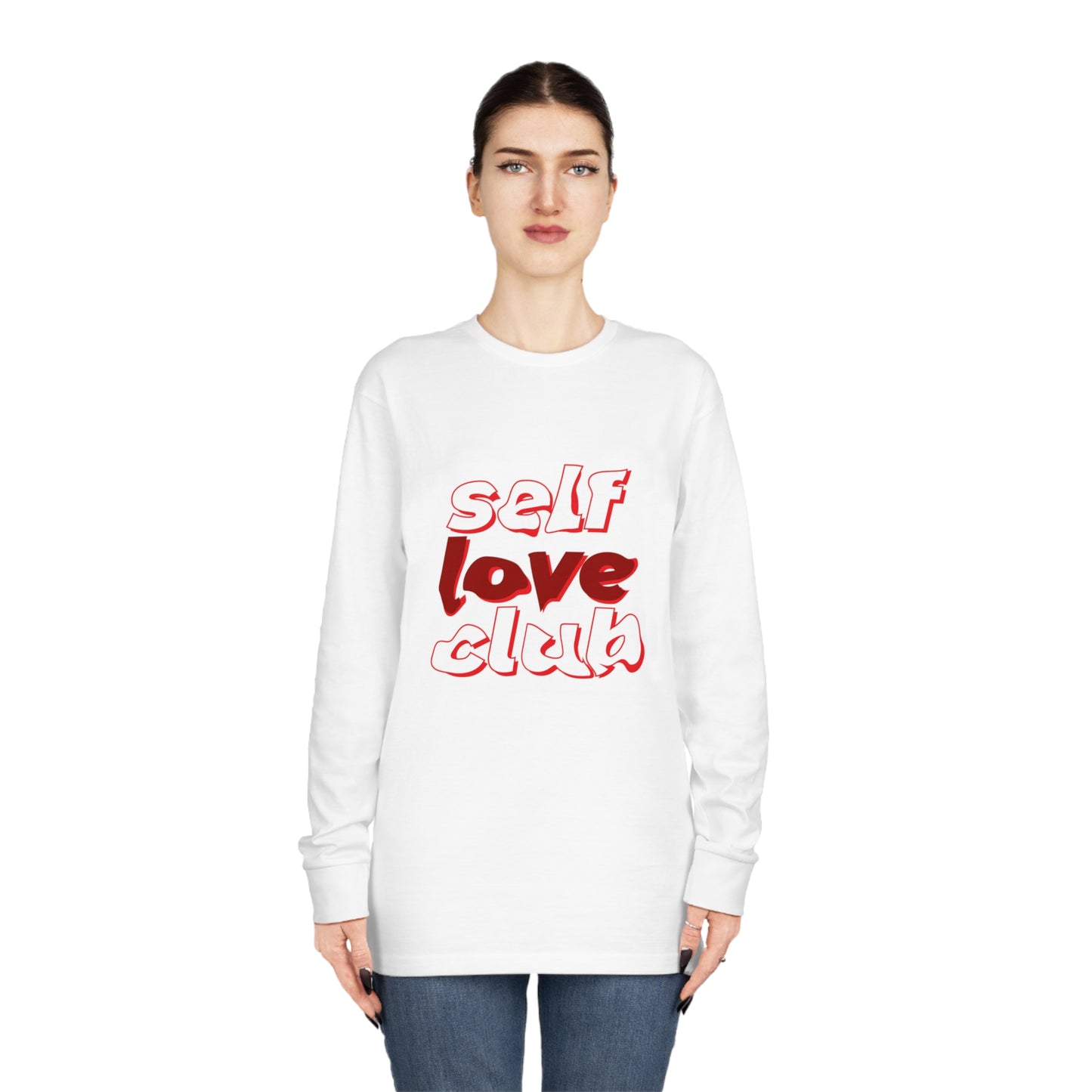 Women's Long Sleeve Crewneck-Self Love Club