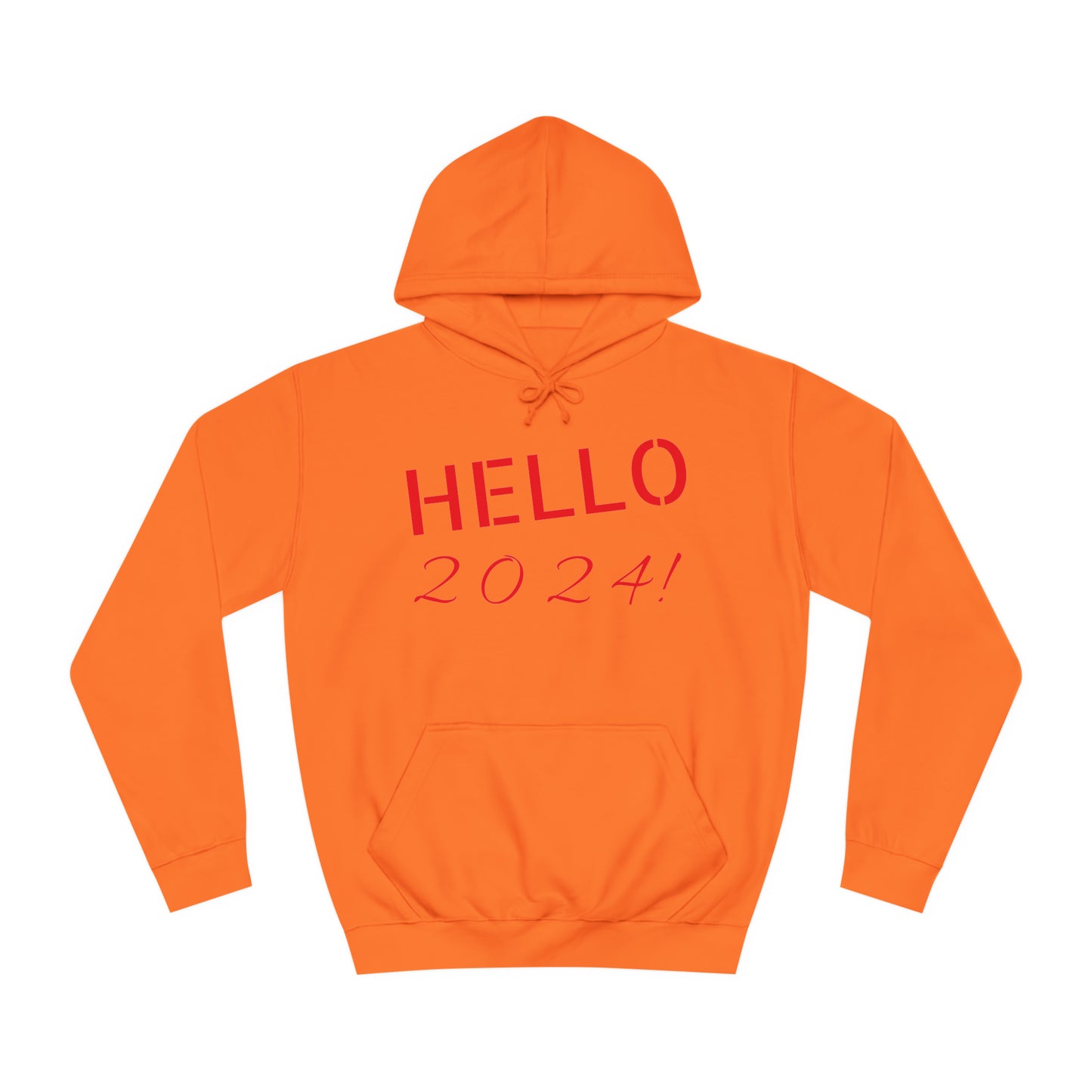 Unisex College Hoodie-Hello 2024!