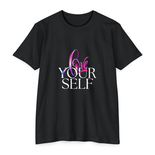 Unisex CVC Jersey T-shirt-Love Yourself