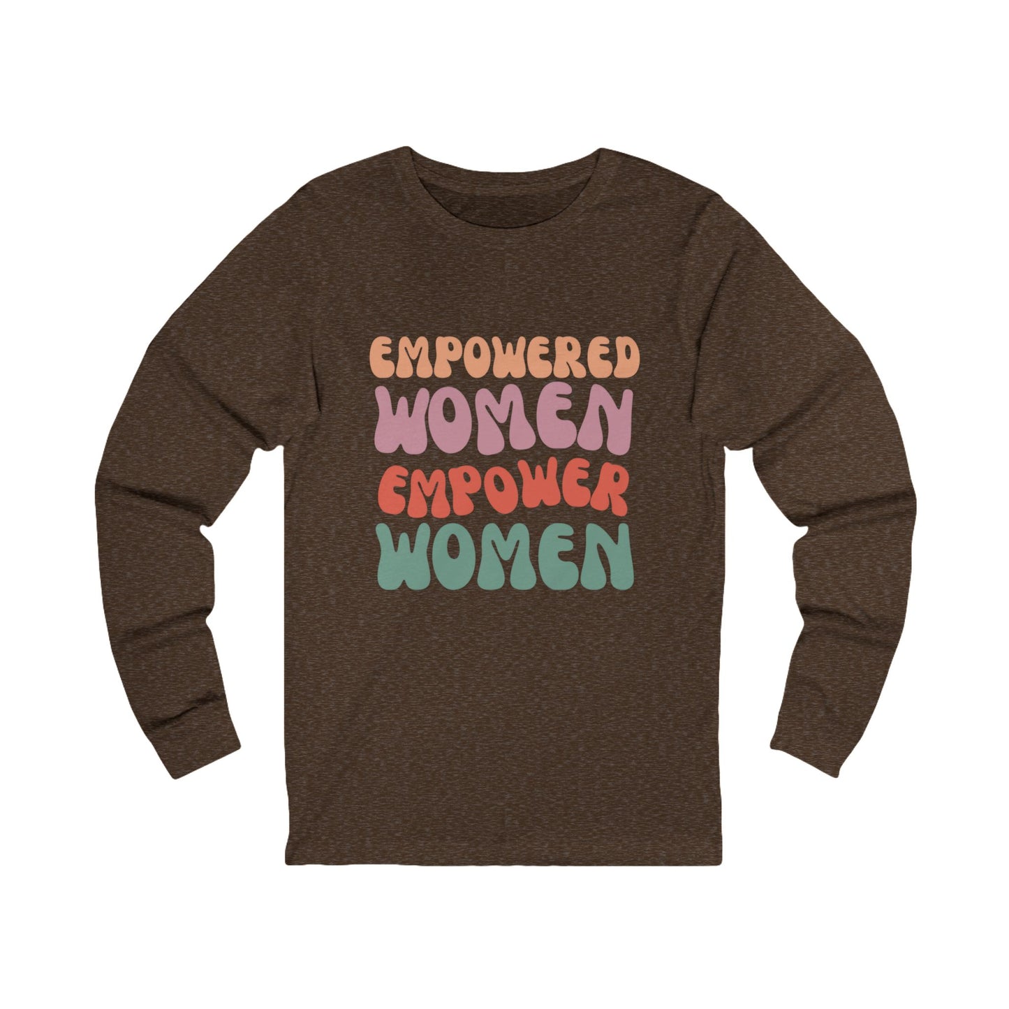 Unisex Jersey Long Sleeve Tee-Empowered Women Empower Women