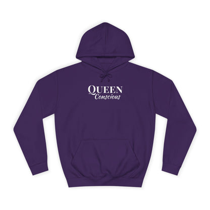 Unisex College Hoodie- Queen Conscious