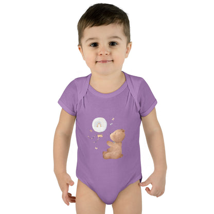 Infant Baby Rib Bodysuit-Bear Bear