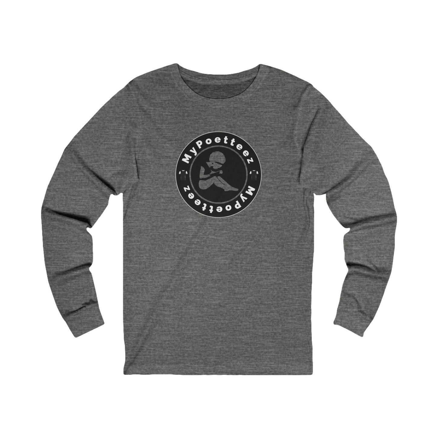 Unisex Jersey Long Sleeve Logo & QR Code