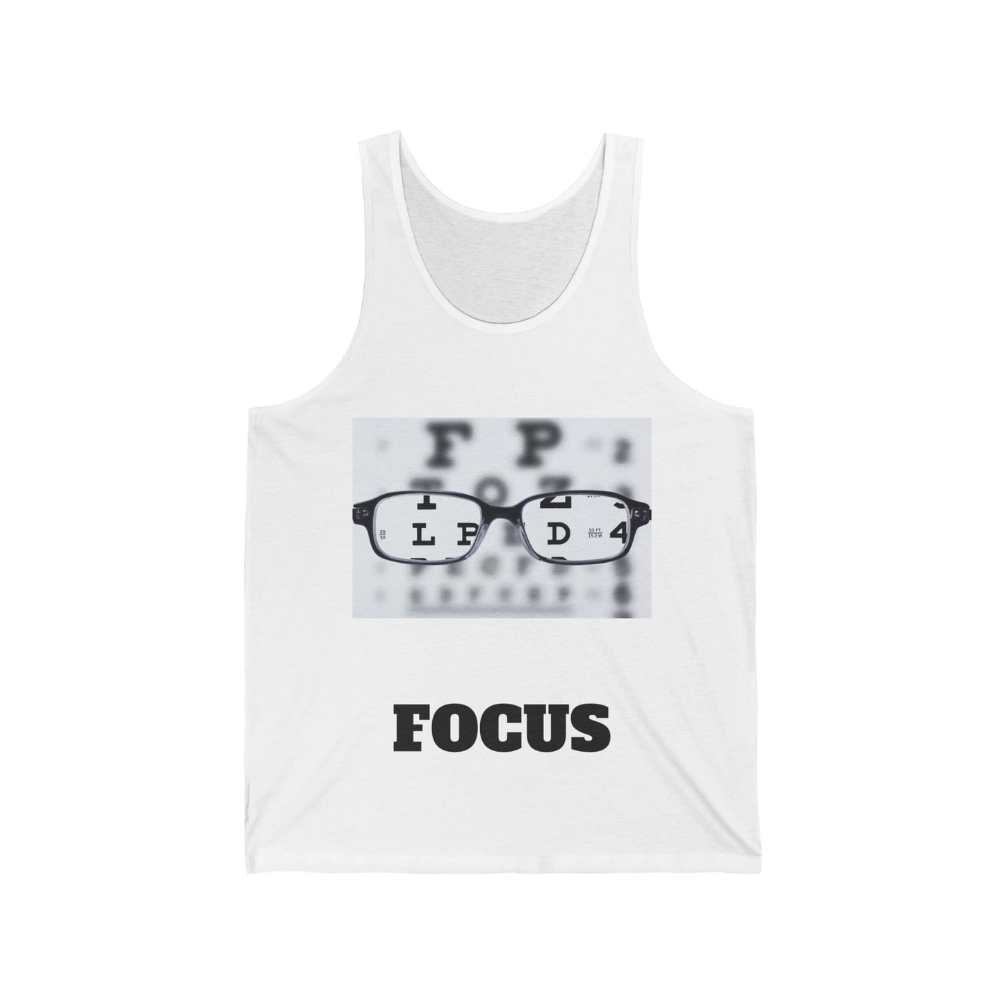 Unisex Jersey Tank-FOCUS