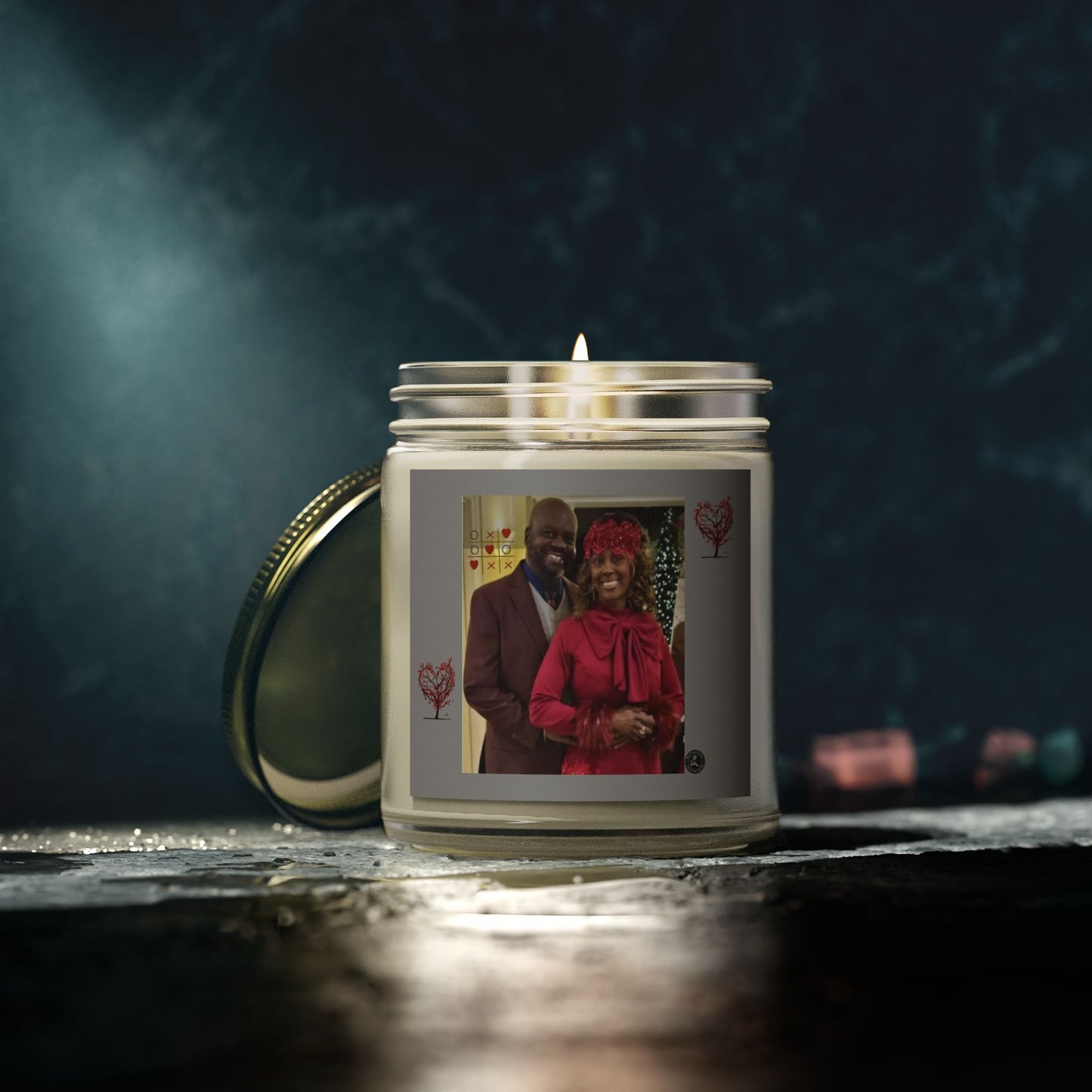 Scented Candles, Coconut Apricot Wax (4oz, 9oz)-CLEMON CANDLE