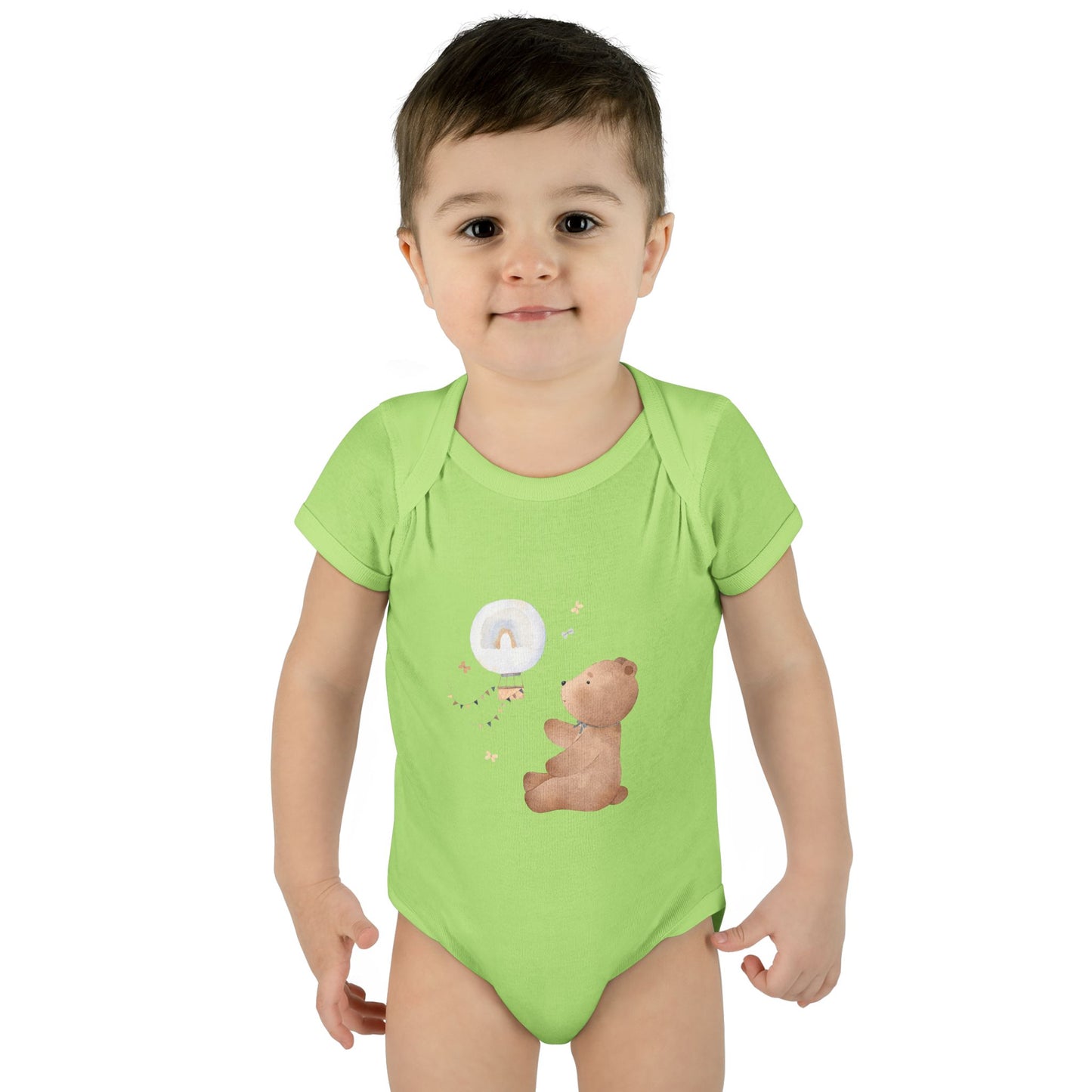 Infant Baby Rib Bodysuit-Bear Bear