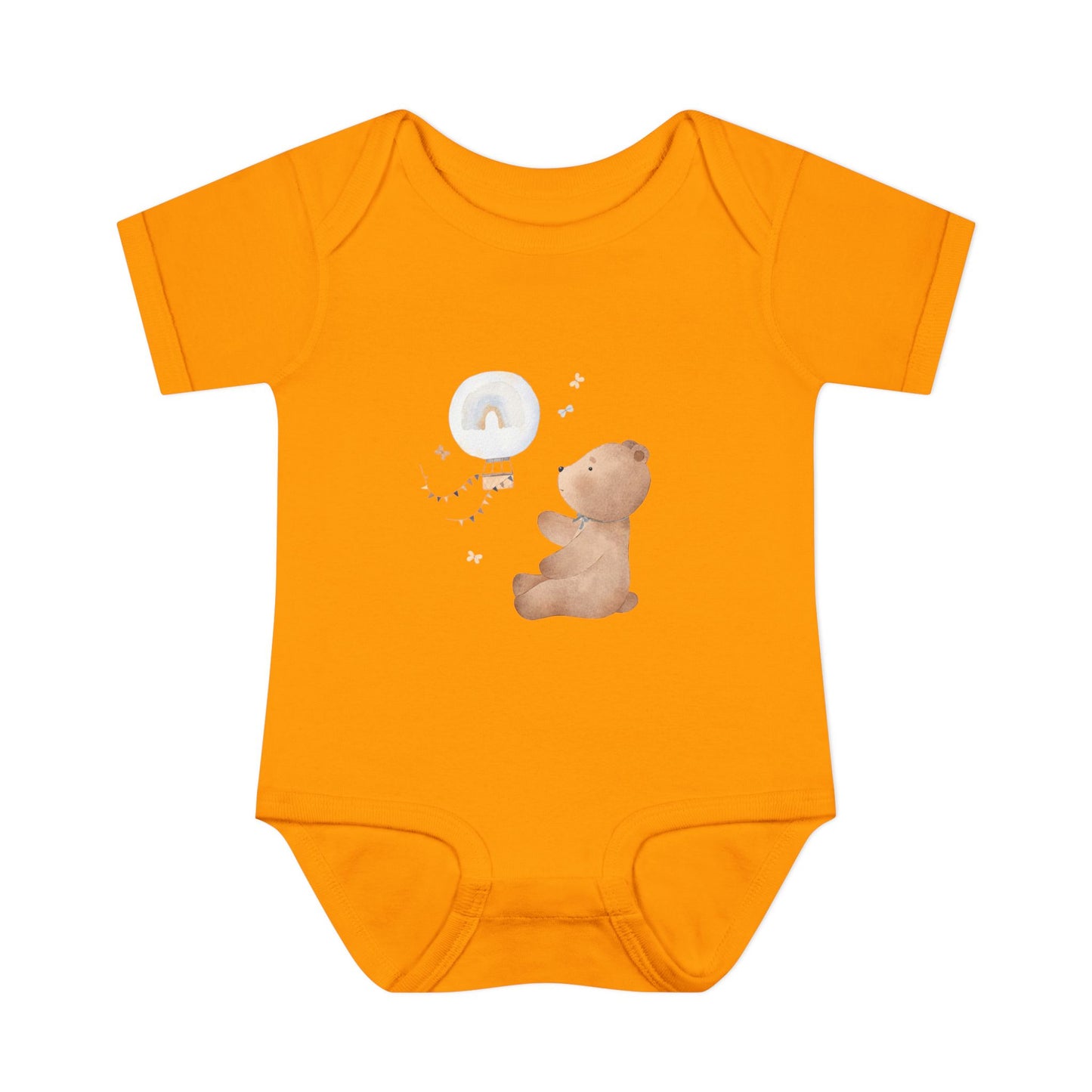 Infant Baby Rib Bodysuit-Bear Bear