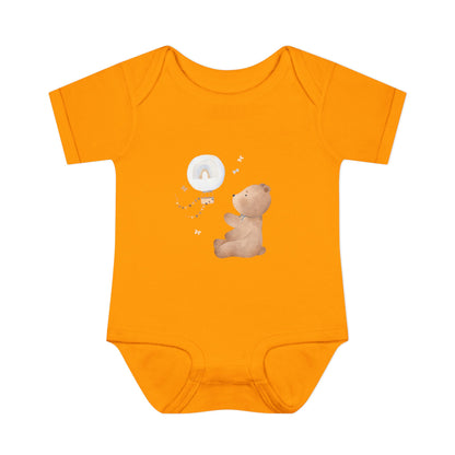 Infant Baby Rib Bodysuit-Bear Bear