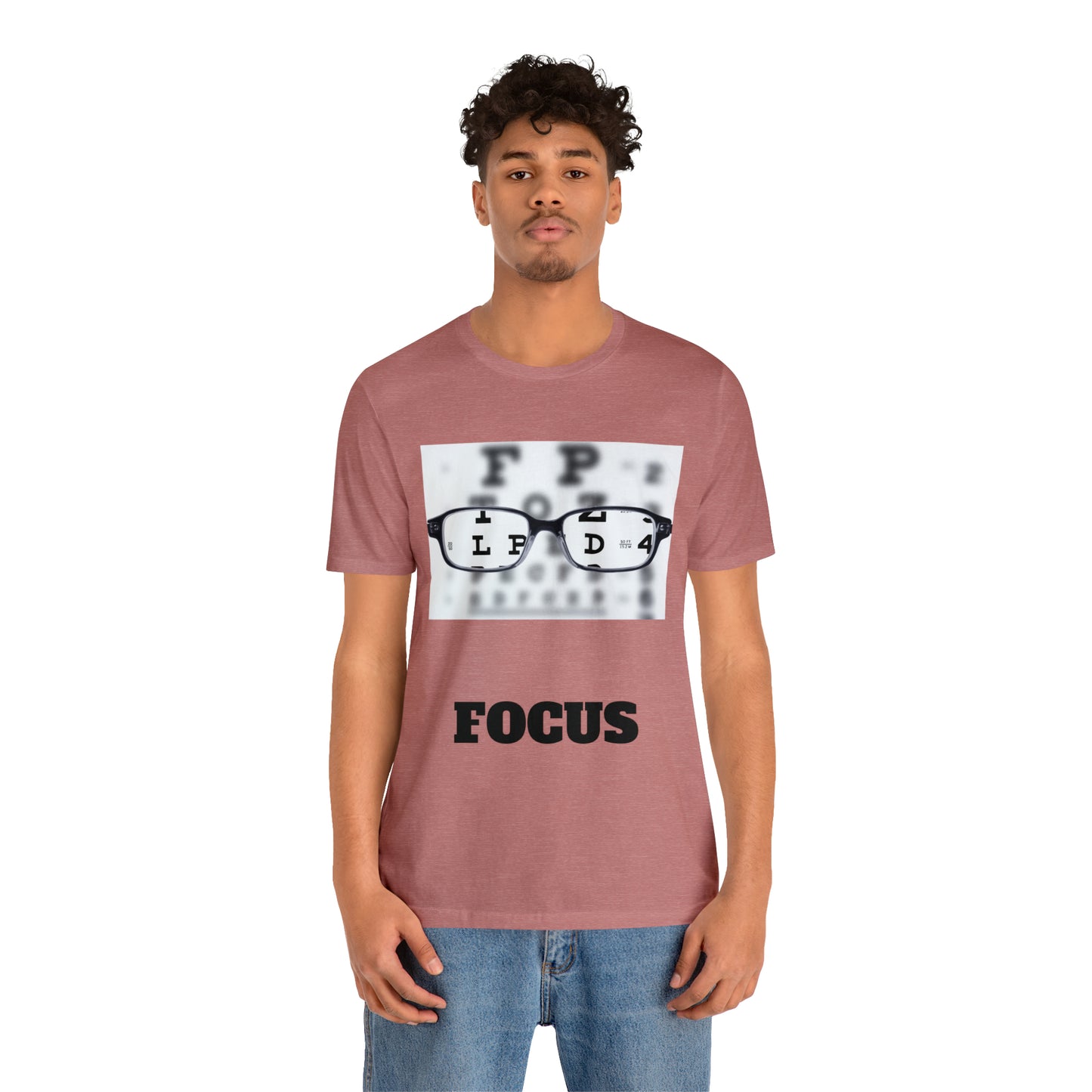 Unisex Jersey Short Sleeve Tee-FOCUS