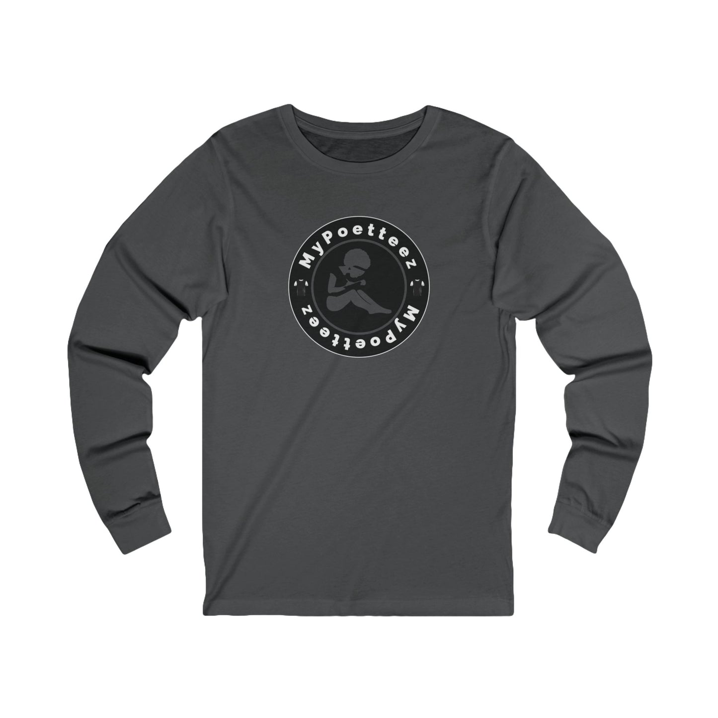 Unisex Jersey Long Sleeve Logo & QR Code