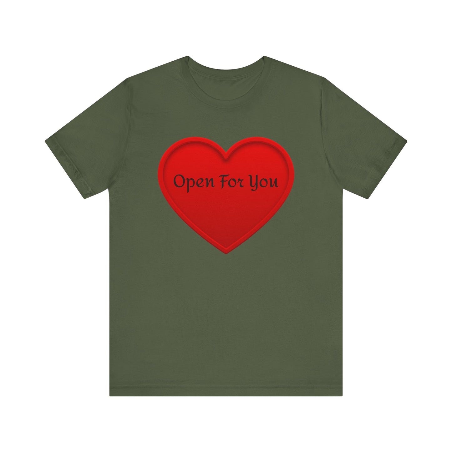 Unisex Jersey Short Sleeve-Open For You-HEART