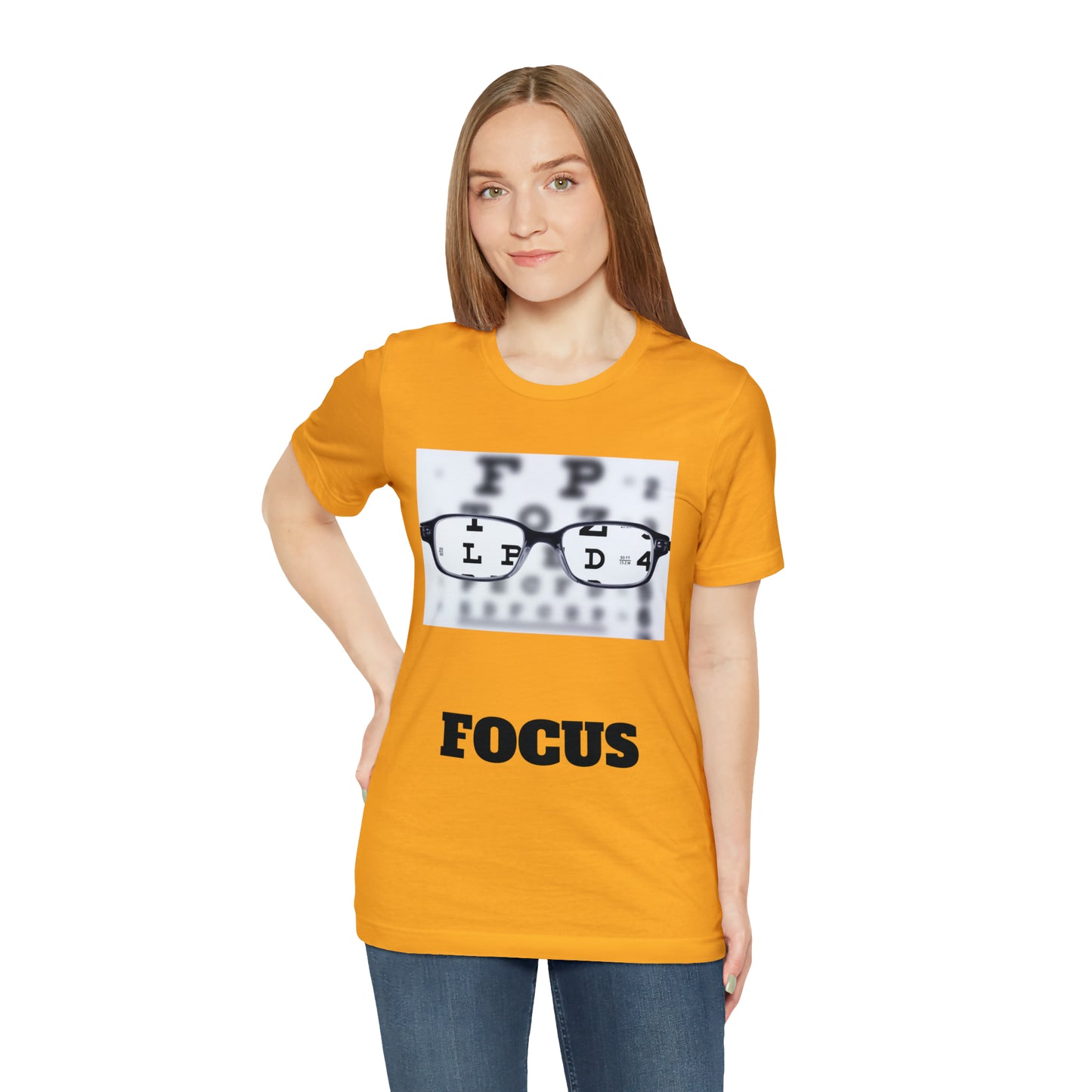 Unisex Jersey Short Sleeve Tee-FOCUS