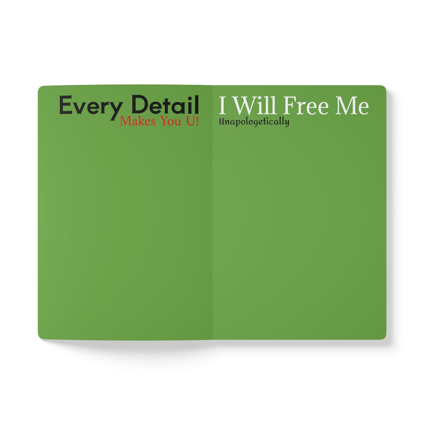 Inspirational Softcover Journal - "Exhale A Deserved Breath"