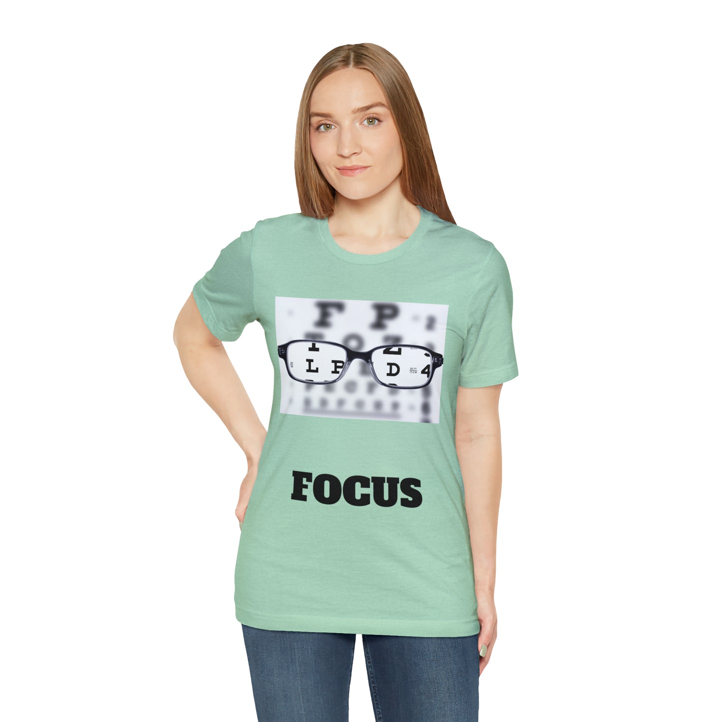 Unisex Jersey Short Sleeve Tee-FOCUS