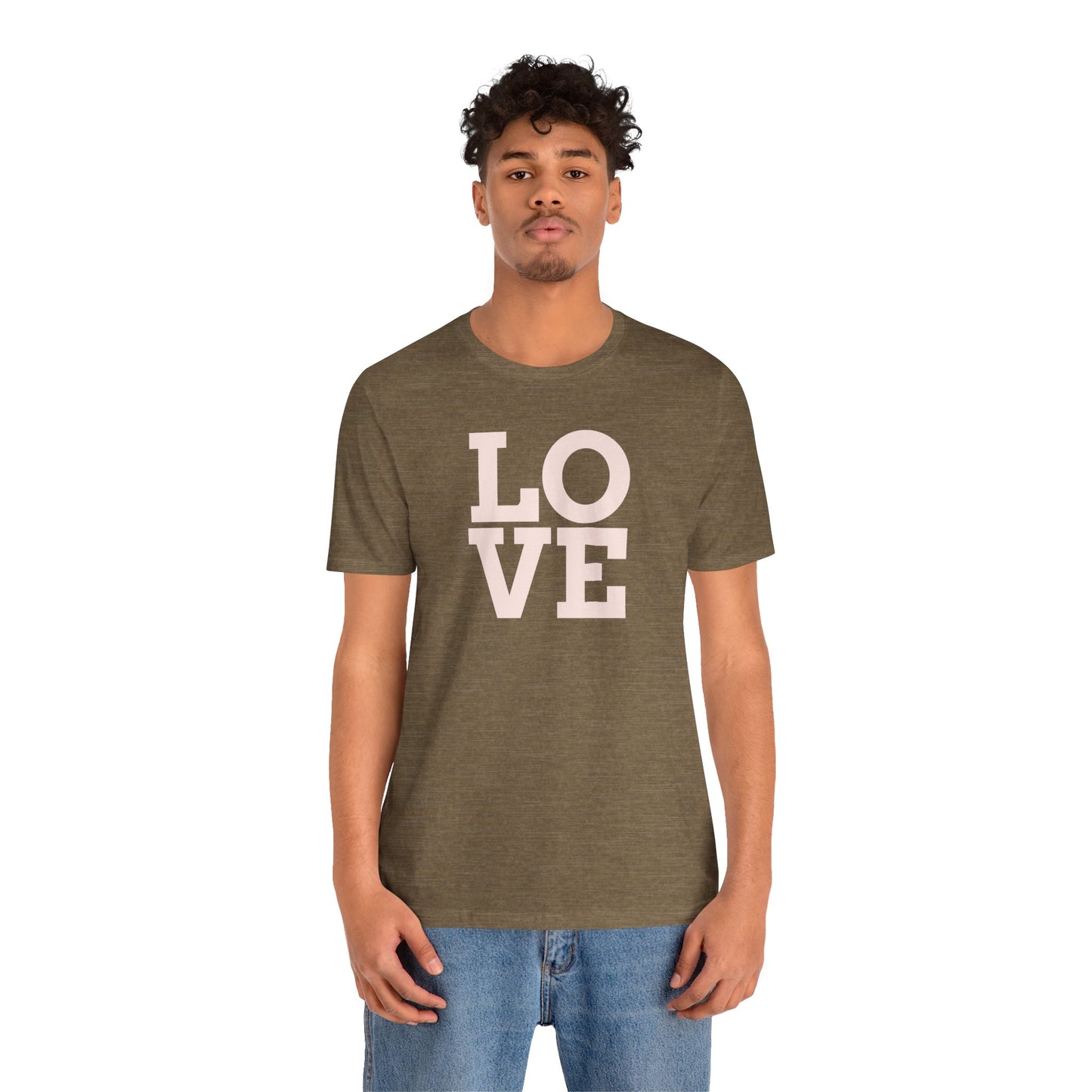 Unisex Jersey Short Sleeve-LOVE