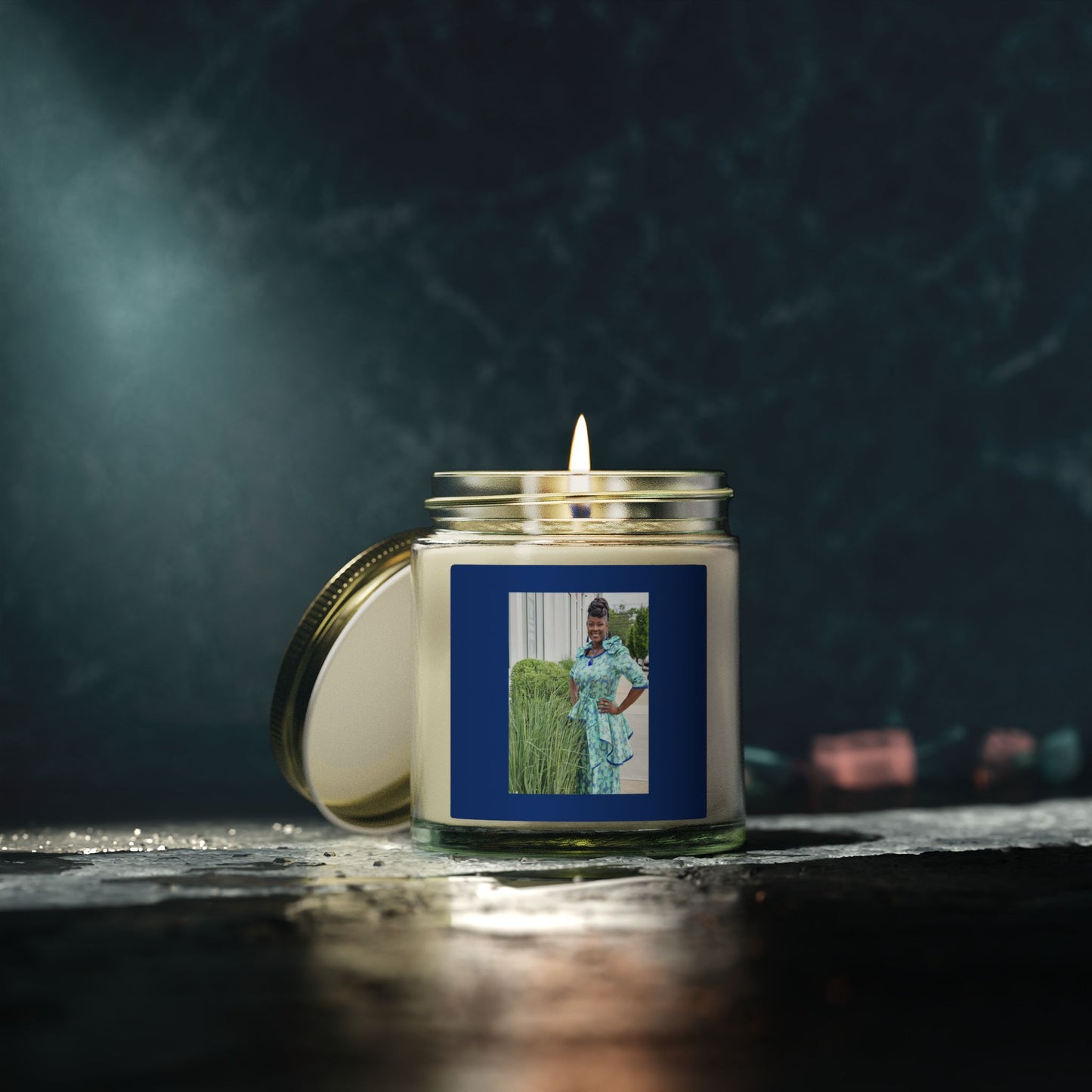 Scented Candles, Coconut Apricot Wax (4oz, 9oz)-CLEMON CANDLE 2