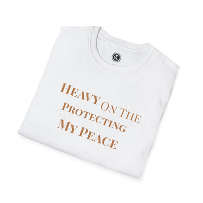 Unisex Softstyle Short Sleeve-Heavy On The Protecting My Peace