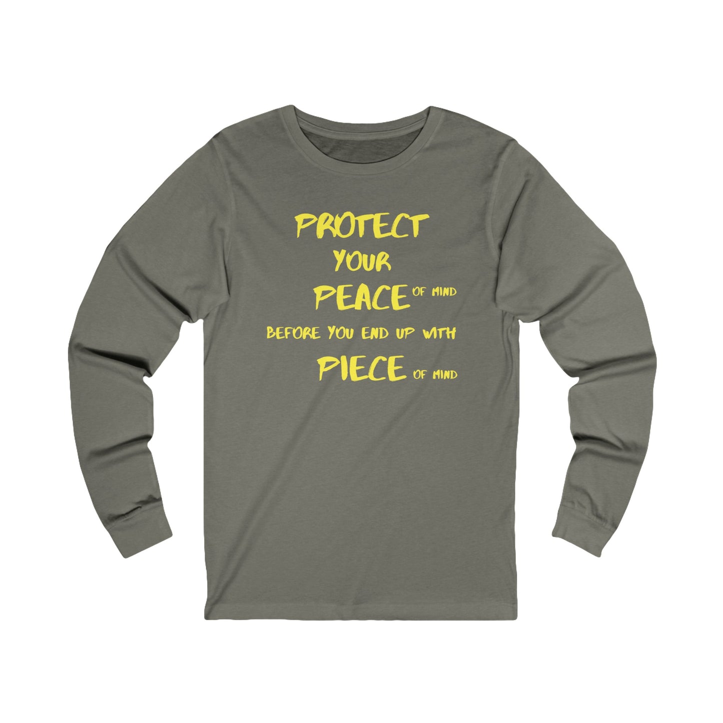 Unisex Jersey Long Sleeve-Peace/Piece Of Mind