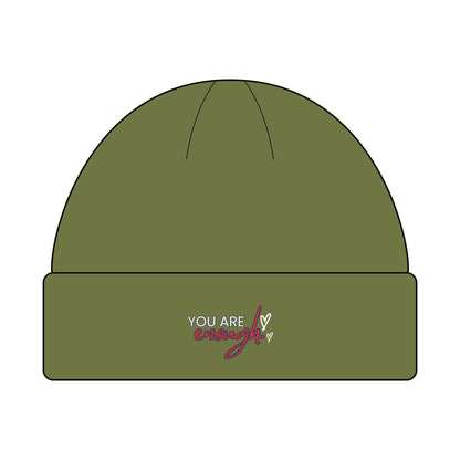 Cozy Cuff Beanie for Outdoors | MyPoetteez Logo Knit Hat