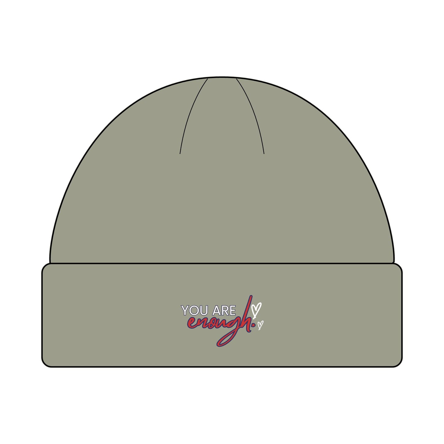 Cozy Cuff Beanie for Outdoors | MyPoetteez Logo Knit Hat