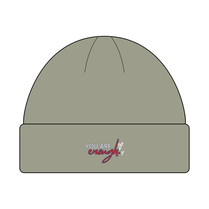 Cozy Cuff Beanie for Outdoors | MyPoetteez Logo Knit Hat