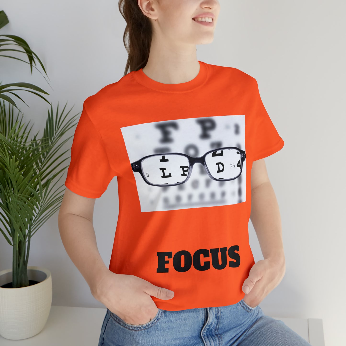 Unisex Jersey Short Sleeve Tee-FOCUS