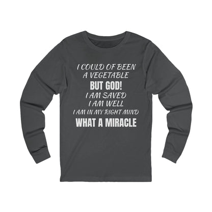 Unisex Jersey Long Sleeve-BUT GOD!