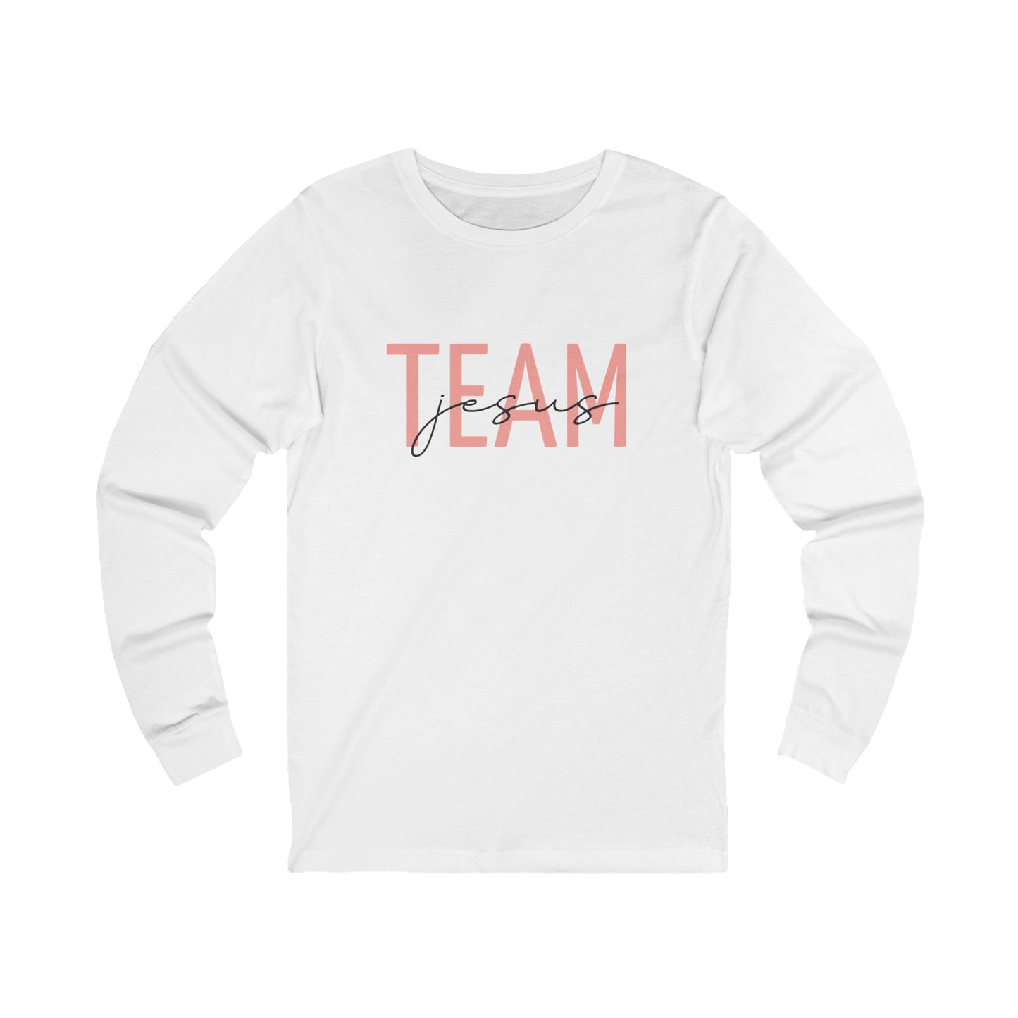 Unisex Jersey Long Sleeve-TEAM jesus-white