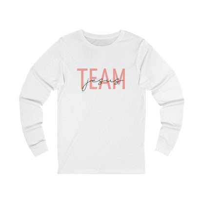 Unisex Jersey Long Sleeve-TEAM jesus-white