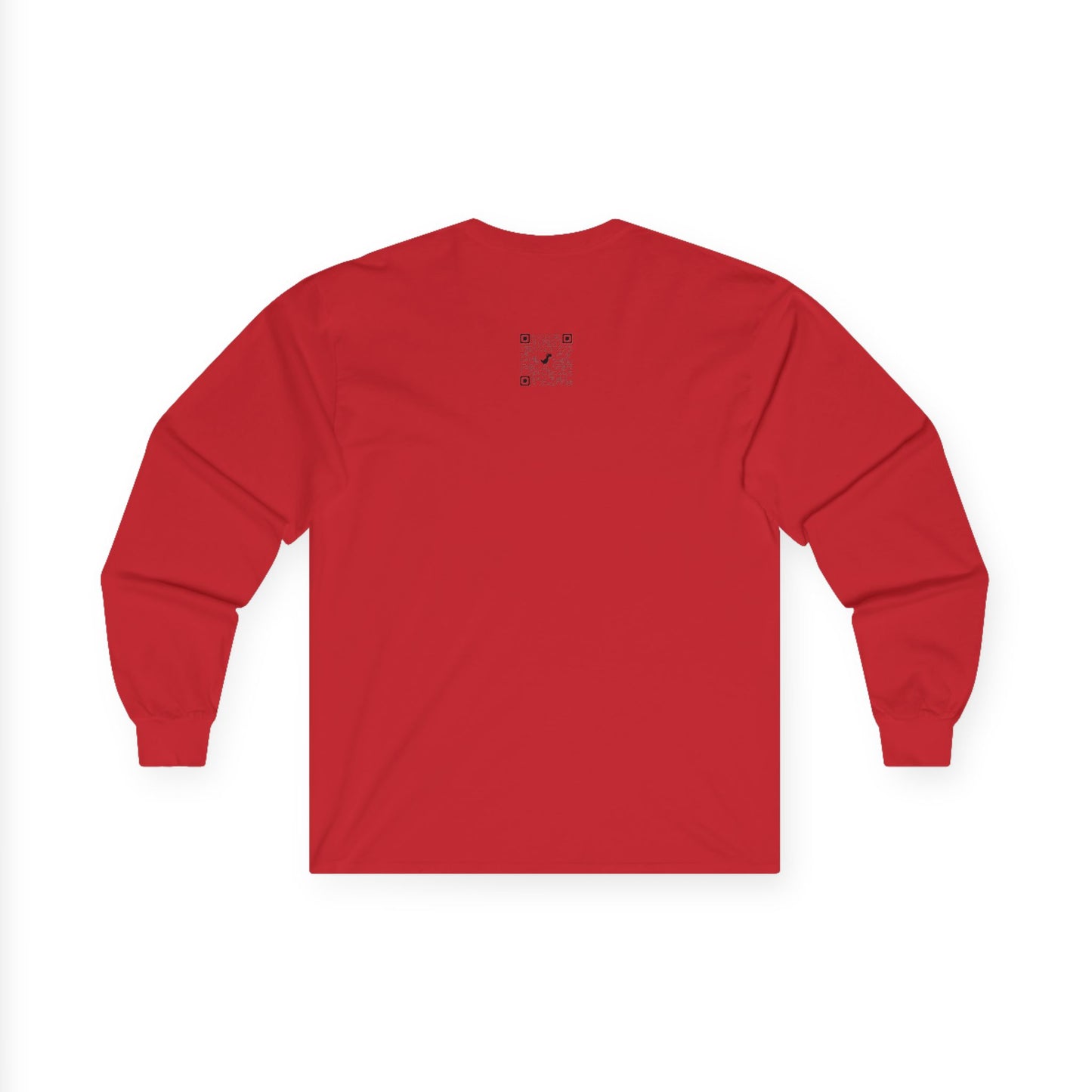 Unisex Ultra Cotton Long Sleeve-Logo & QR Code