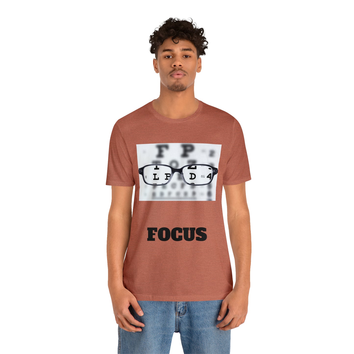 Unisex Jersey Short Sleeve Tee-FOCUS