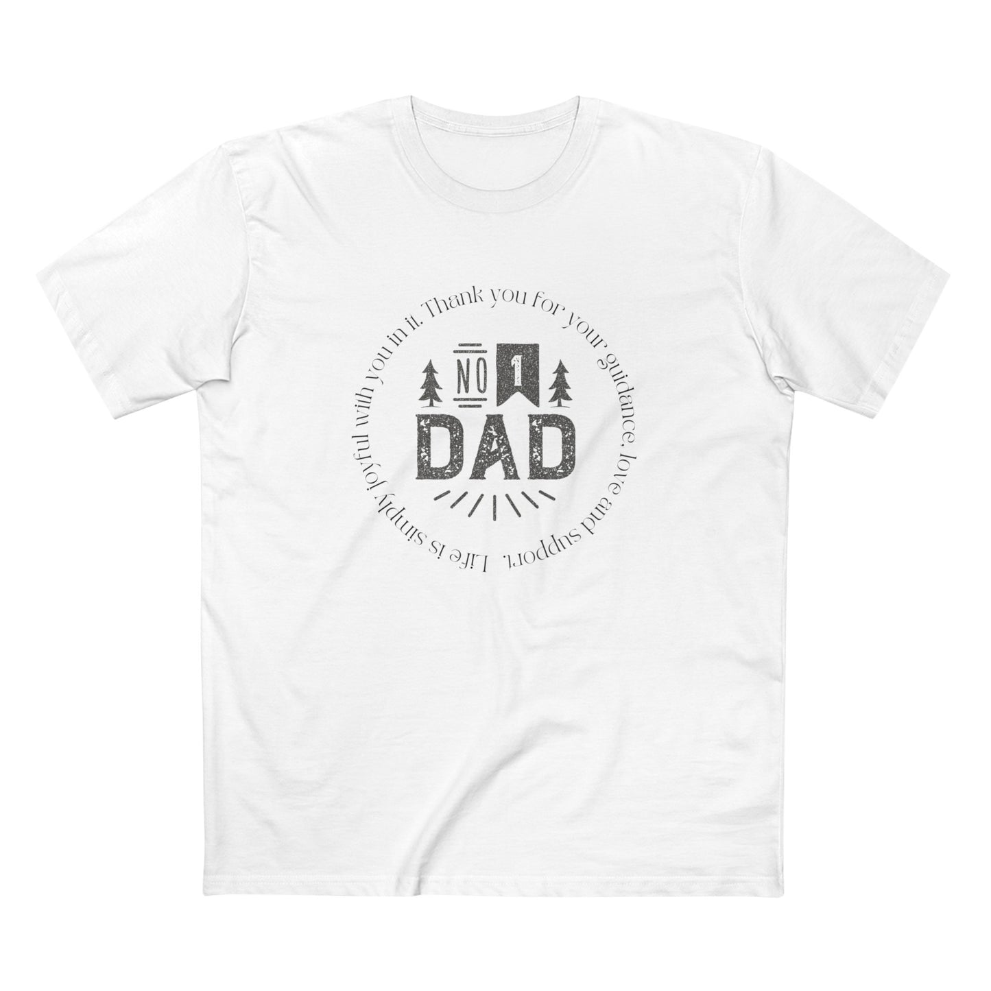 Men's Staple Short Sleeve-Happy Father's Day