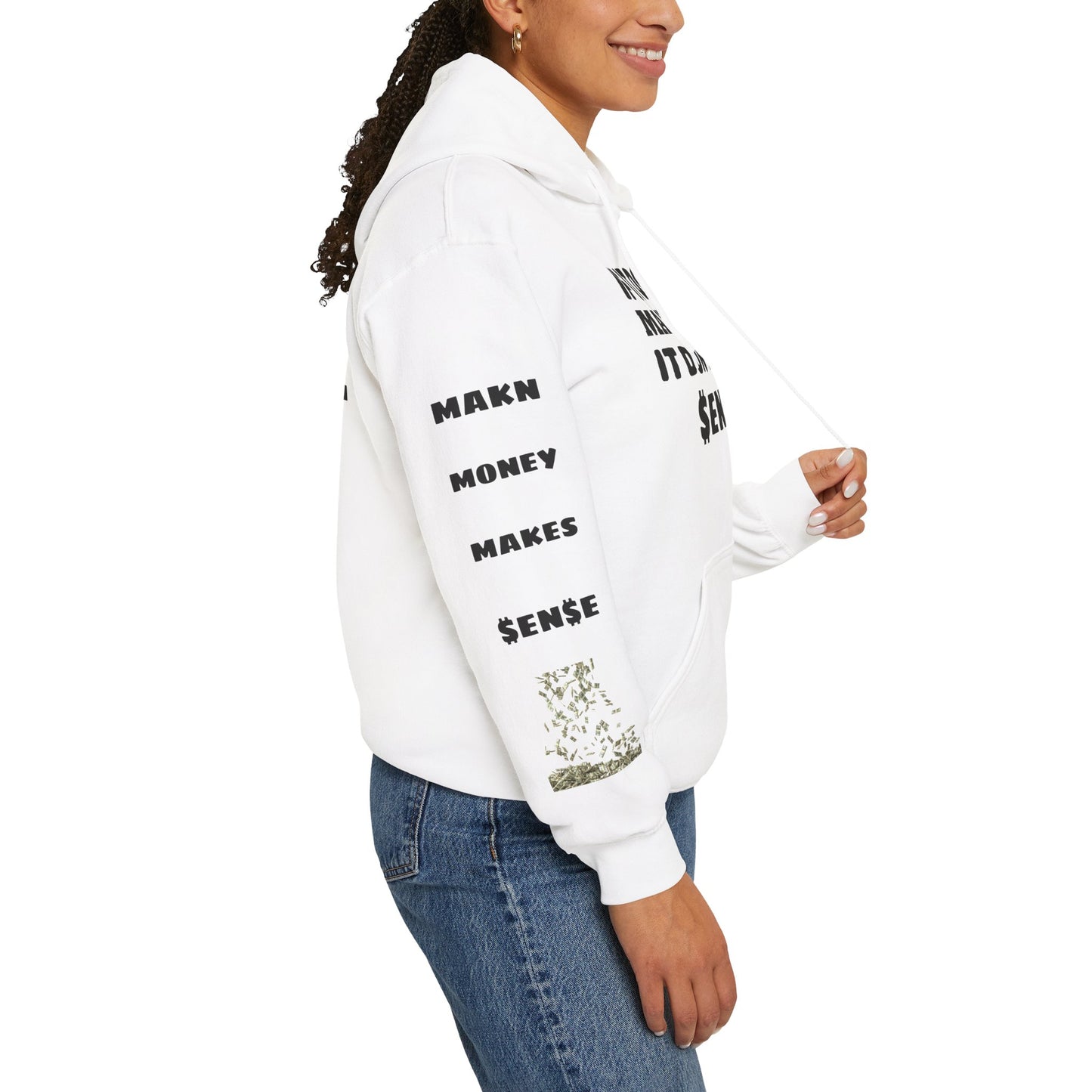 Unisex Heavy Blend™ Hooded Sweatshirt MAKE MONEY-MAKE SENSE