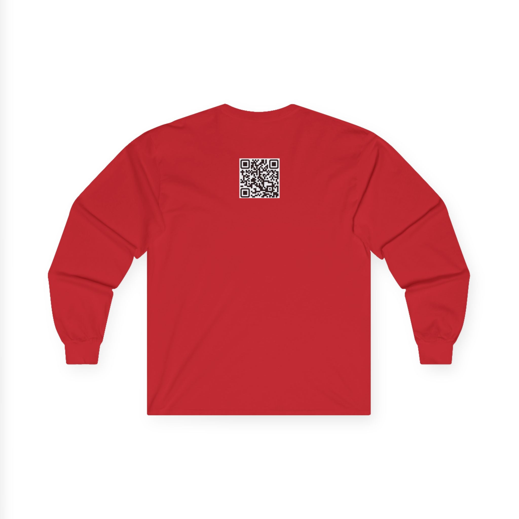 Unisex Ultra Cotton Long Sleeve-Logo & QR Code