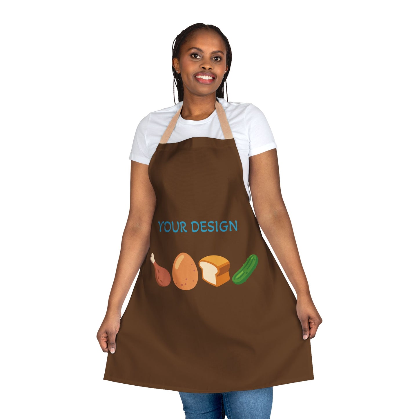 Apron, 5-Color Straps (AOP)YOUR DESIGN