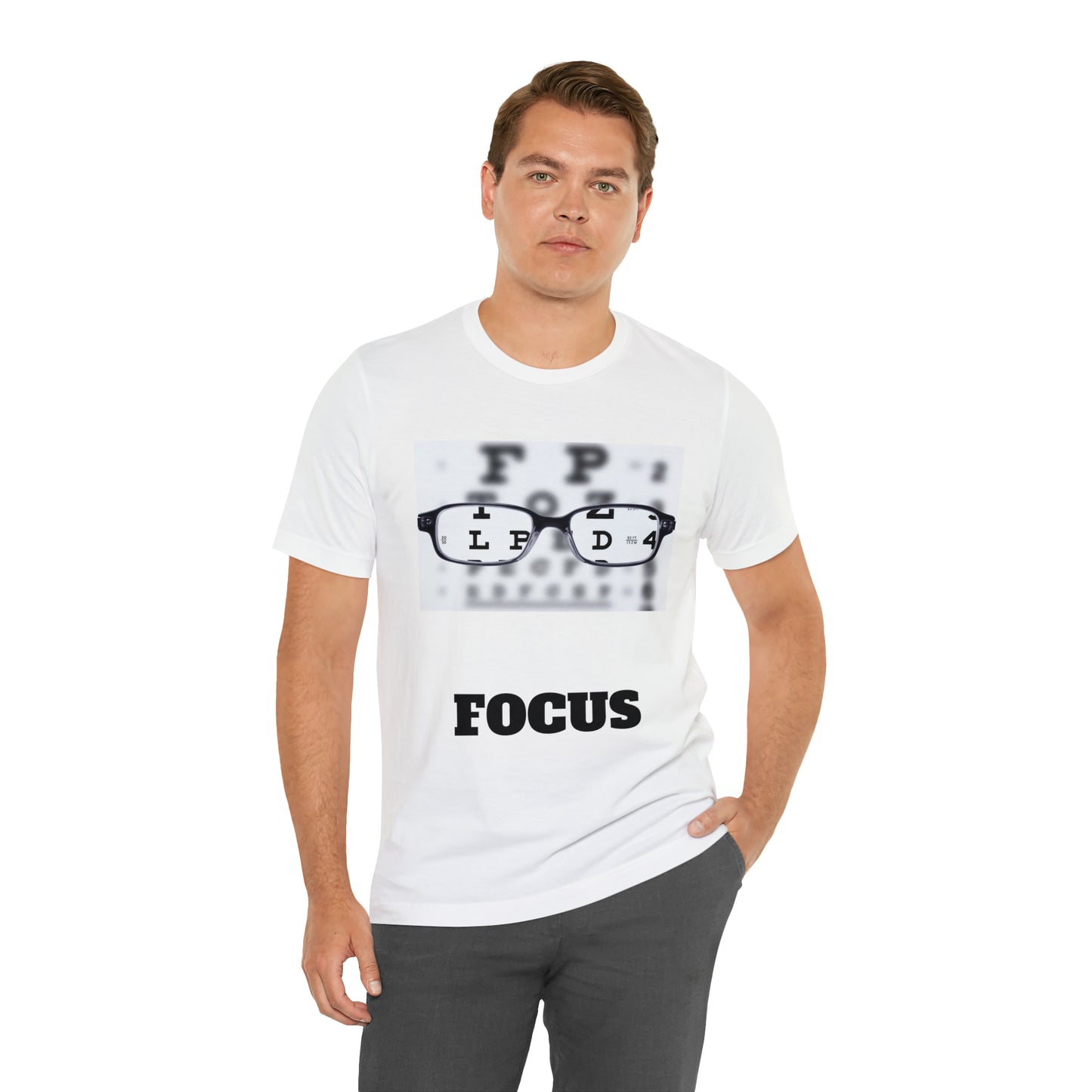 Unisex Jersey Short Sleeve Tee-FOCUS