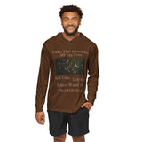 Men's Sports Warmup Hoodie (AOP)-TAKE THE SHACKELS OFF MY FEET SO I CAN DANCE