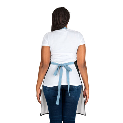 Apron, 5-Color Straps (AOP) Your Name-Your Picture