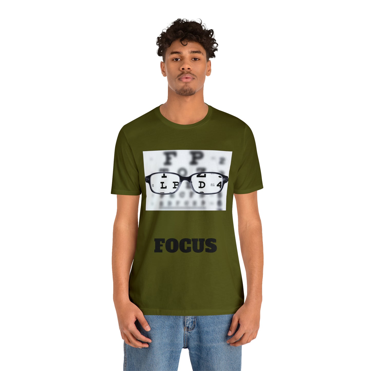 Unisex Jersey Short Sleeve Tee-FOCUS